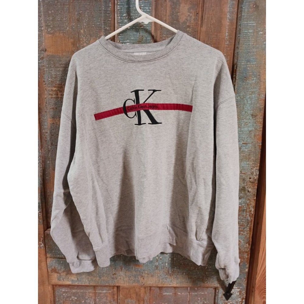 Men's Vintage 90's Calvin Klein Jeans CK Sweatshirt Large L